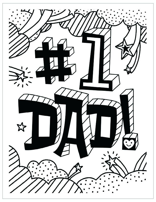 612x792 Coloring Pages For Dad Free Printable Fathers Day Coloring Page