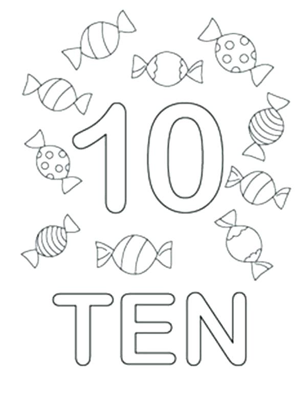 600x768 Numbers 1 10 Coloring Pages Coloring Numbers Best Number Coloring