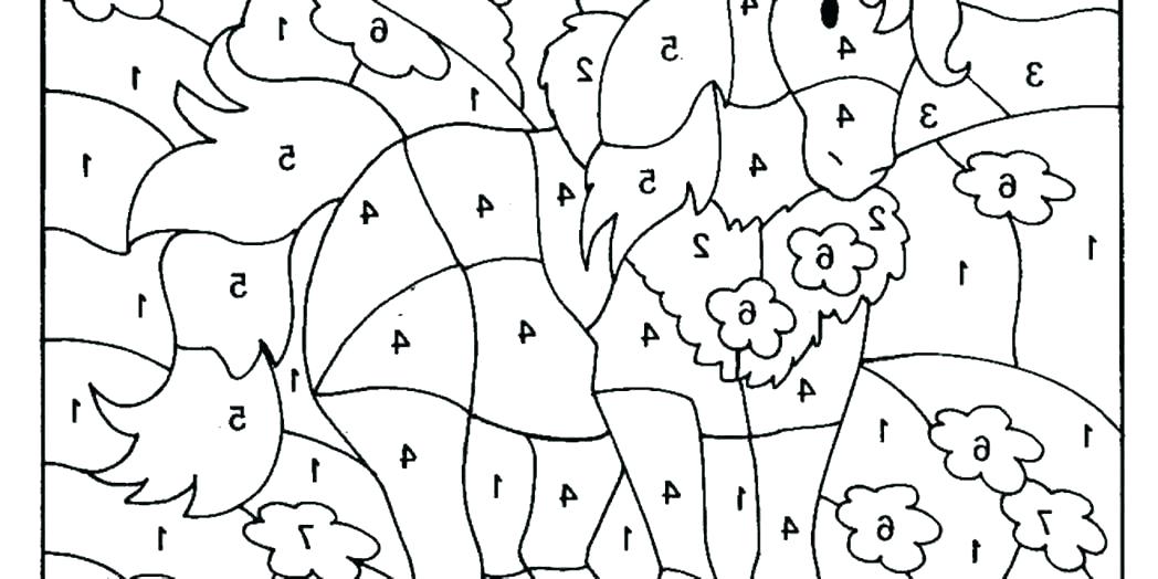1048x524 Coloring Pages Of Numbers Color By Number Page Color By Number