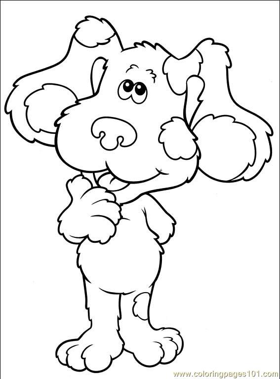 567x768 Blues Clues 001 (13) Coloring Page