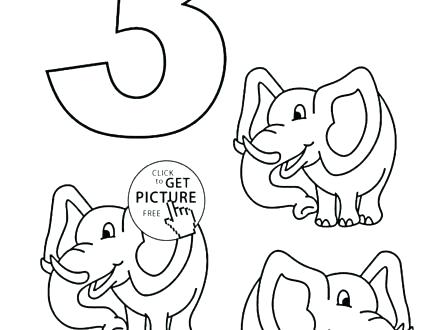 440x330 Number 13 Coloring Page Number Coloring Page Number 3 Coloring