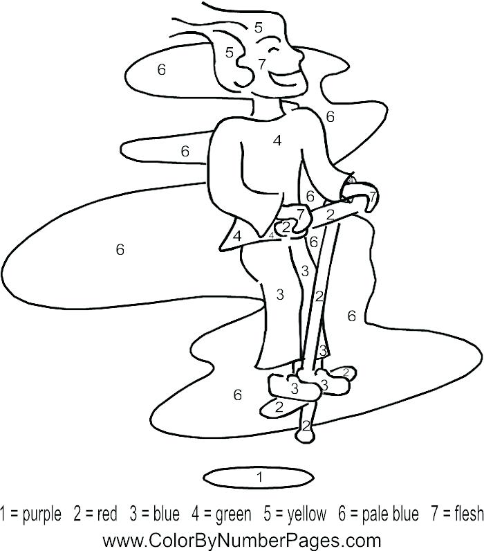 700x796 Number 13 Coloring Page Toy Color By Number Page Free Number 13