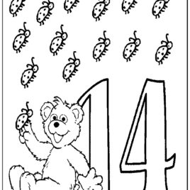 268x268 Coloring Page Of Number 15 Archives
