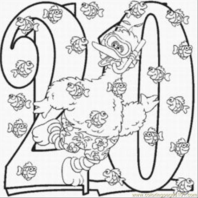 650x650 Numbers Coloring Pages 15 Med Coloring Page