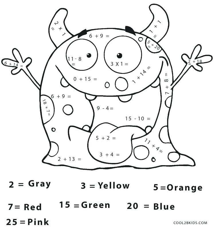 750x800 Coloring Pages Math Worksheets Spring Math Worksheets Addition