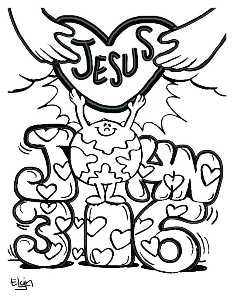 770x1010 Modest Decoration John 3 16 Coloring Page Creative Fresh
