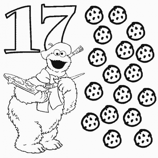 550x550 Best Photos Of Number 16 Coloring Pages