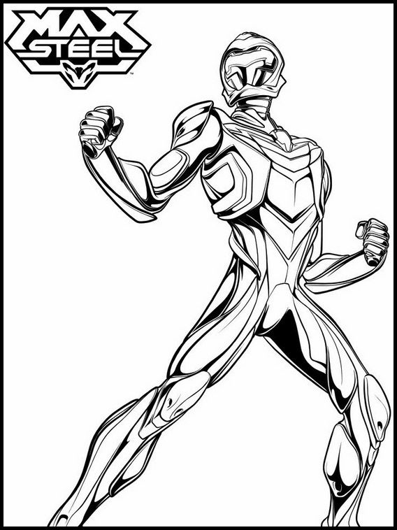 568x758 Printable Coloring Pages For Kids Max Steel 19 Coloring Pages