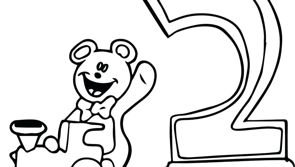960x544 Number 2 Coloring Page 2 Coloring Page Number Two Coloring Page