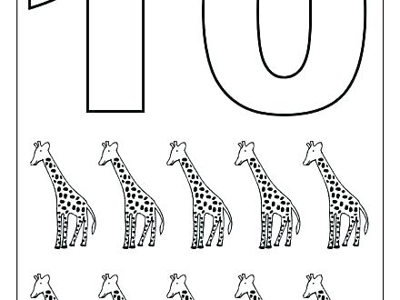 440x330 Number 2 Coloring Page Number 2 Coloring Page Number 1 To Color