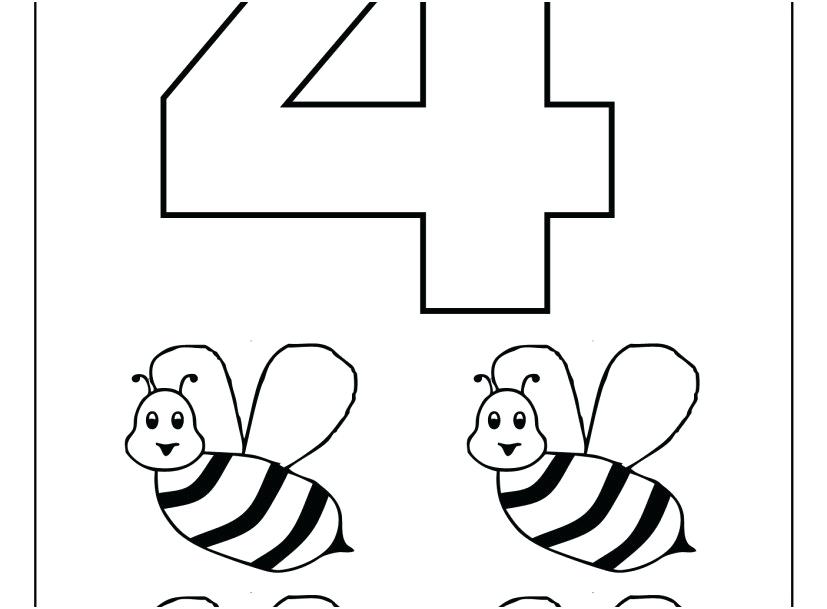 827x609 Numbered Coloring Pages Free Printable Color By Numbers Coloring