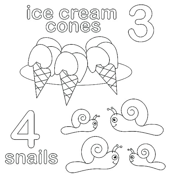 600x600 Coloring Pages For Numbers Coloring Pages By Numbers Number