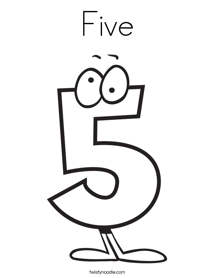 685x886 Five 3 Coloring Page Png Ctok 20120303225623 In Number 5 Coloring