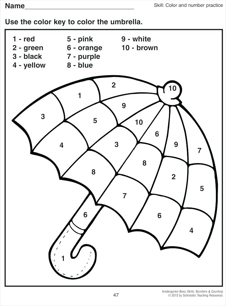 Number 6 Coloring Page