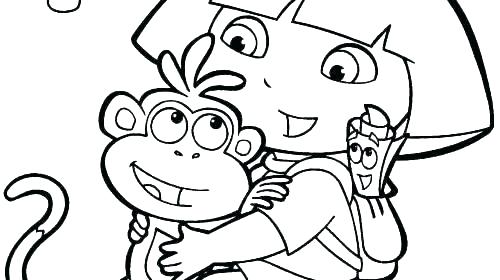 500x280 Number 6 Coloring Page Coloring Pages For Preschoolers Toddler