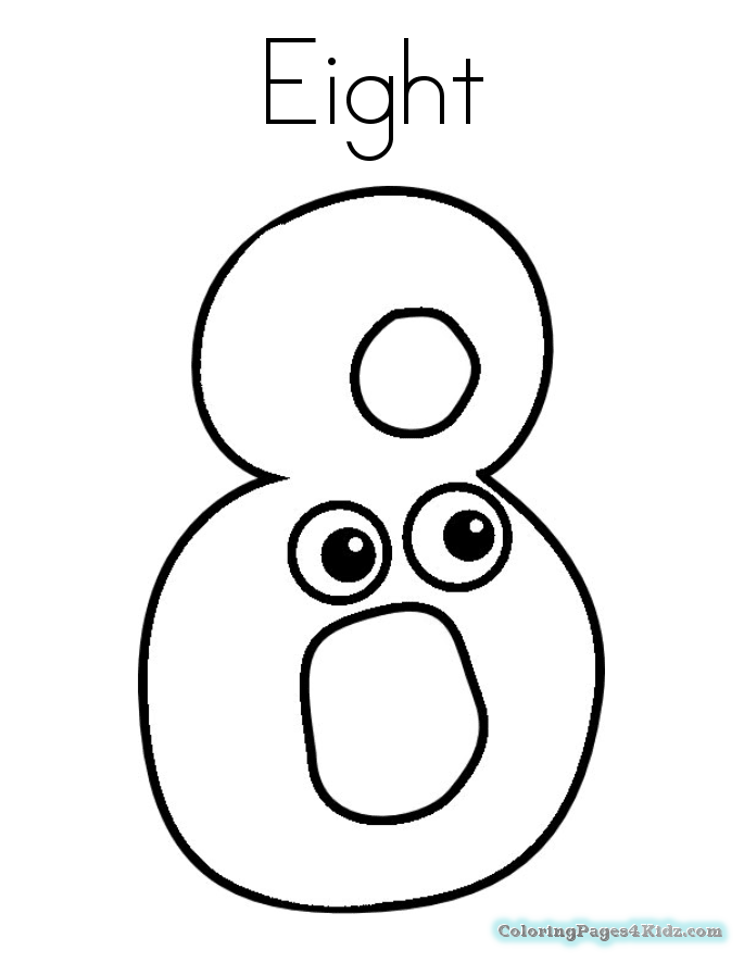 685x886 Number 8 Coloring Page Coloring Pages For Kids