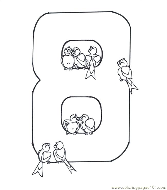 650x741 Number 8 Coloring Page Coloring Pages Number Eight 8 Coloring Page