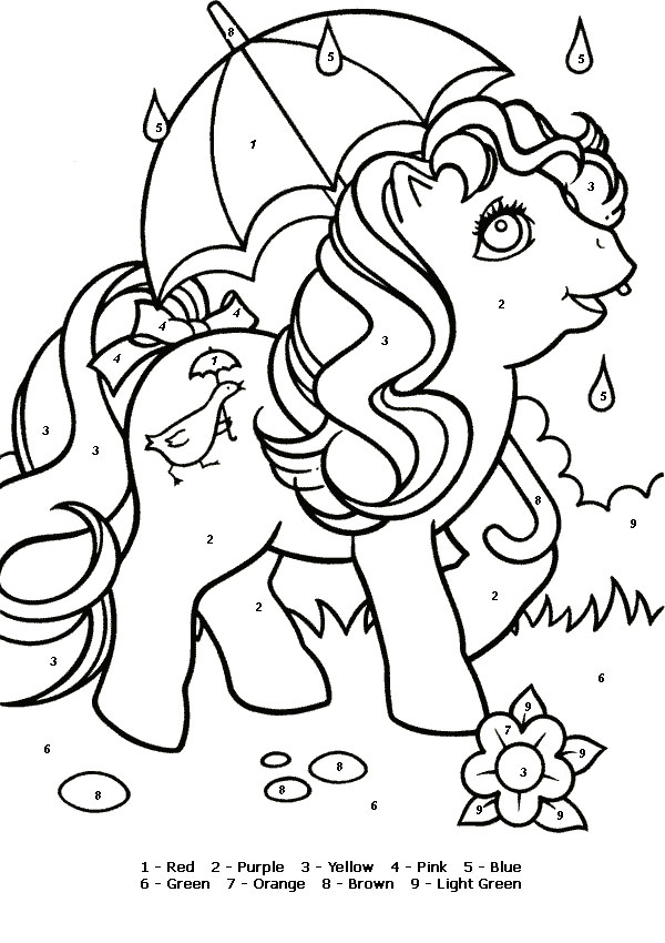 600x850 Clever Design Color By Number Coloring Pages Impressive Nice 2245