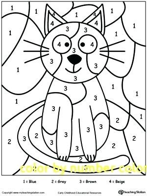 300x400 Number Coloring Pages Color By Number Coloring Pages With Numbers