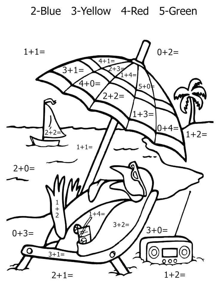 736x952 Math Worksheets Color By Number Lore Math Worksheets On Color Math