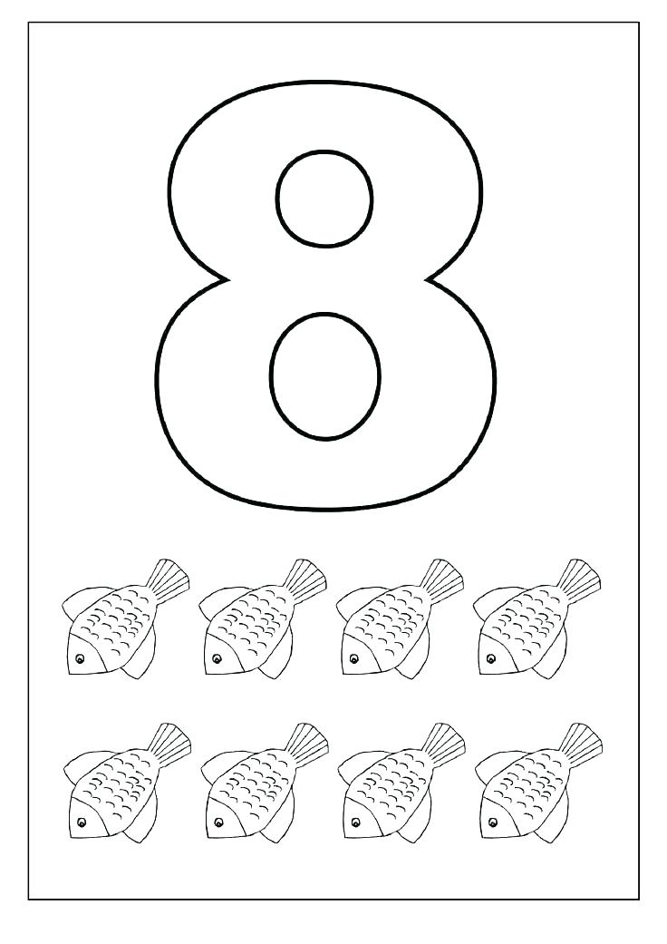 736x1041 Number 10 Coloring Page