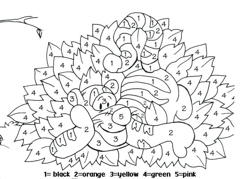800x598 Coloring Pages By Number Coloring Pages Numbers Color By Numbers