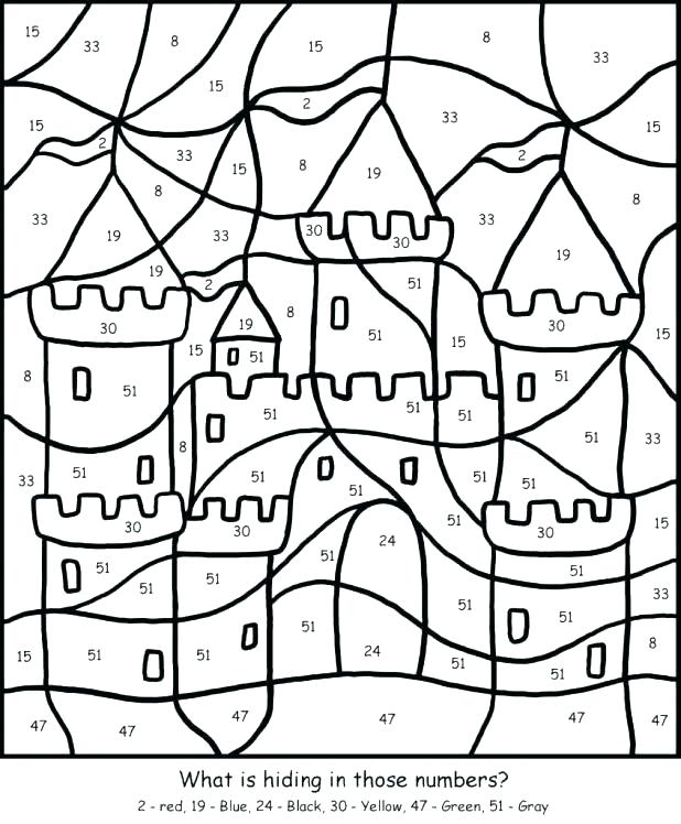 618x748 Color By Number Printable Pages Free Printable Number Coloring