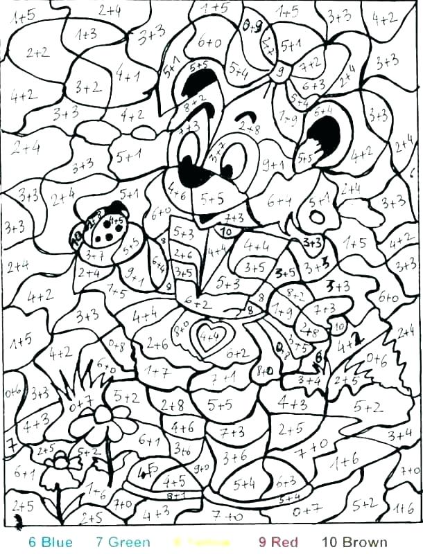 610x800 Numbers Coloring Pages Number 1 Also Colouring Page