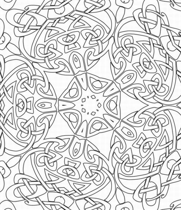 750x867 Adult ~ Printable Color By Number Pages For Adults ~ Coloring Tone