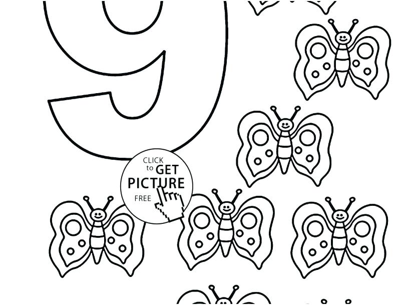 827x609 Number 5 Coloring Page Number Says Five Coloring Page Free