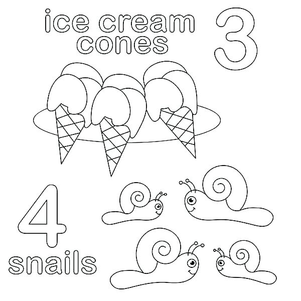 600x600 Number 3 Coloring Page Number One Coloring Page Number One Hand