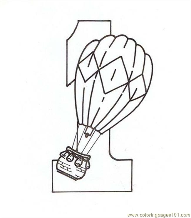 650x741 Number One 1 Coloring Pages Coloring Page