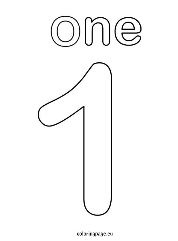 595x804 One Coloring Page