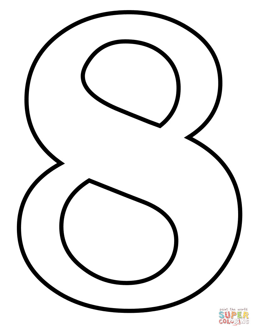 816x1056 Number 3 Coloring Page Coloring Pages Beauteous