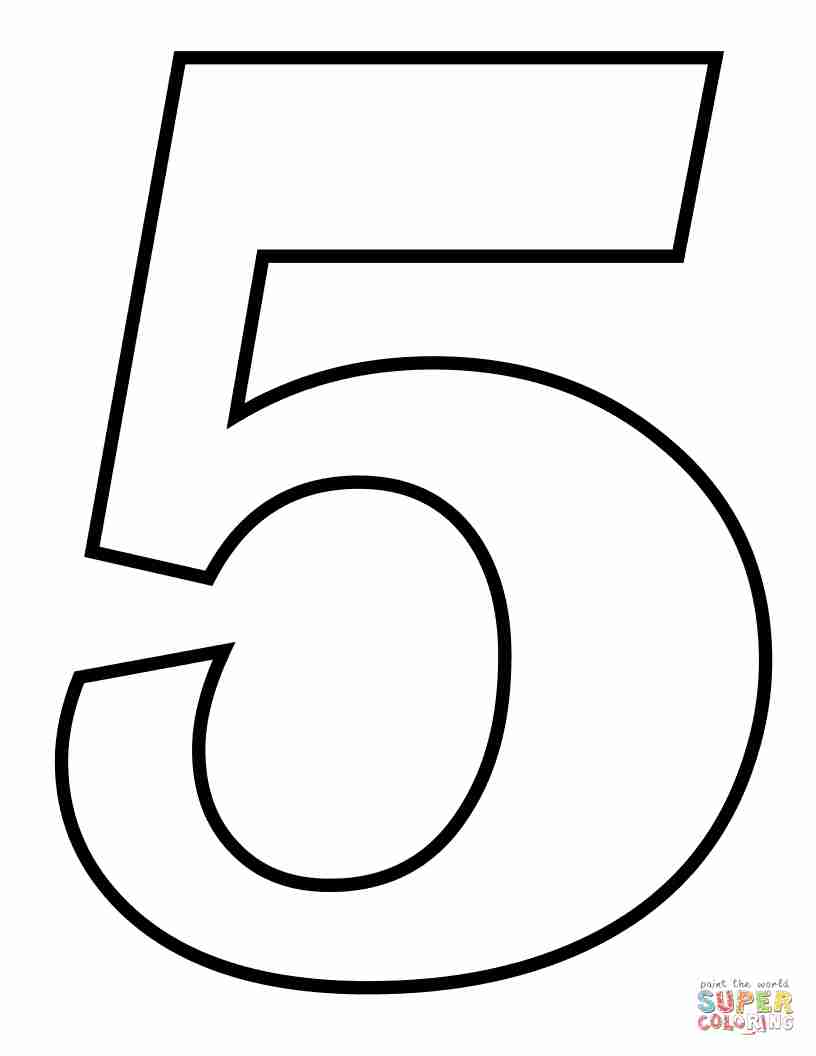 816x1056 Number 3 Coloring Page Olegratiy