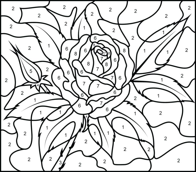 750x661 Coloring Pages Of Numbers Number Coloring Page Top Rated Coloring
