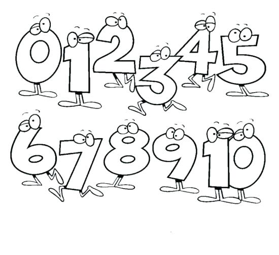 550x504 Number 9 Coloring Sheet Coloring Pages With Numbers S Coloring