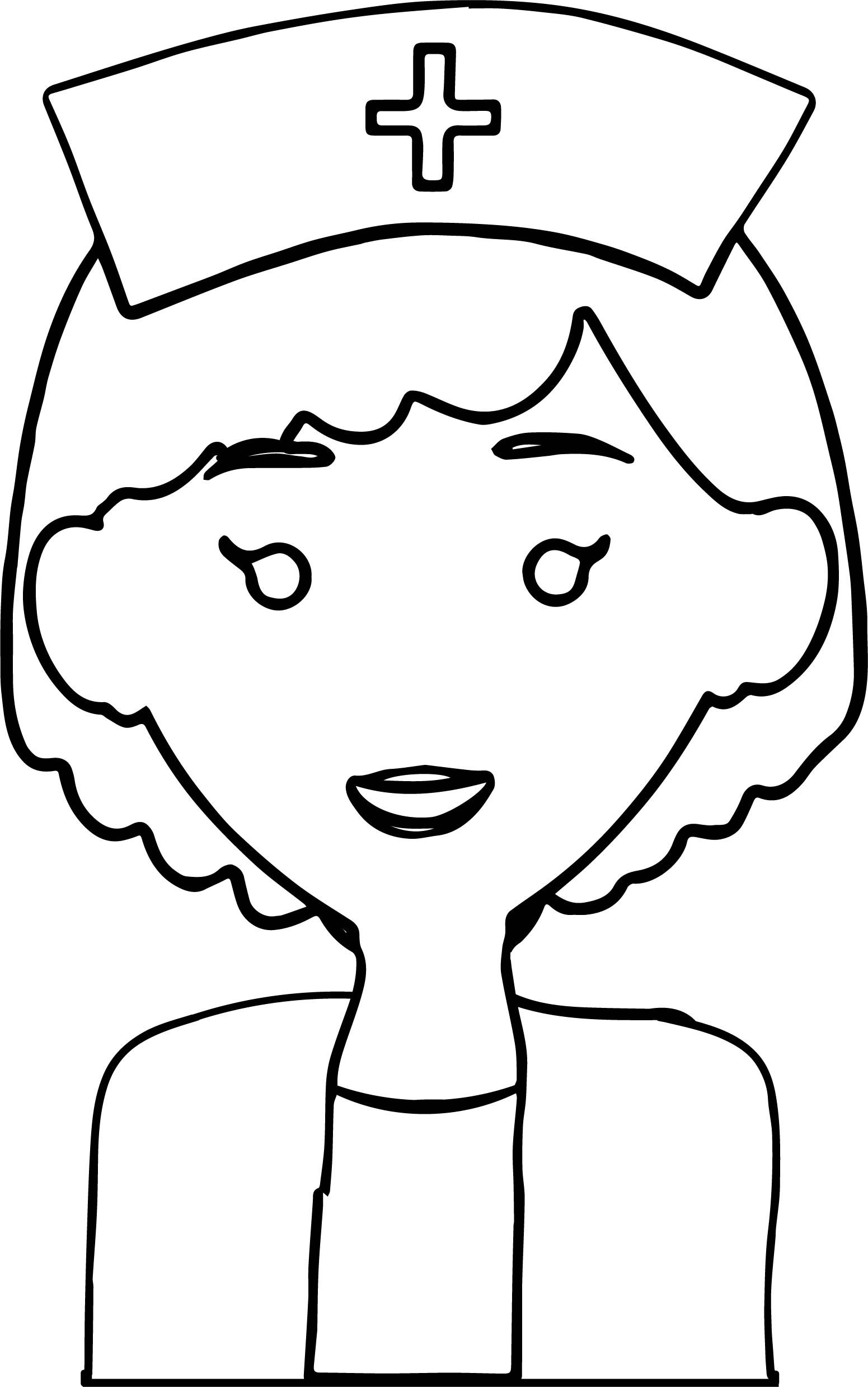 1551x2477 Nurse Coloring Page Wagashiya