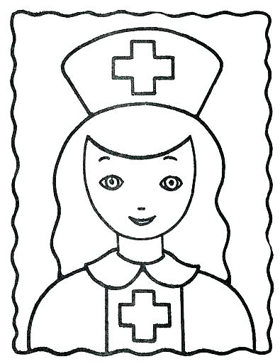 395x512 Nurse Coloring Pages Nurse Coloring Page Nurse Coloring Pages