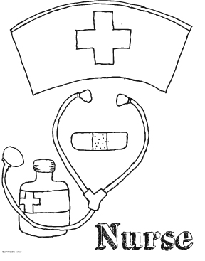 288x367 Nurse Coloring Pages