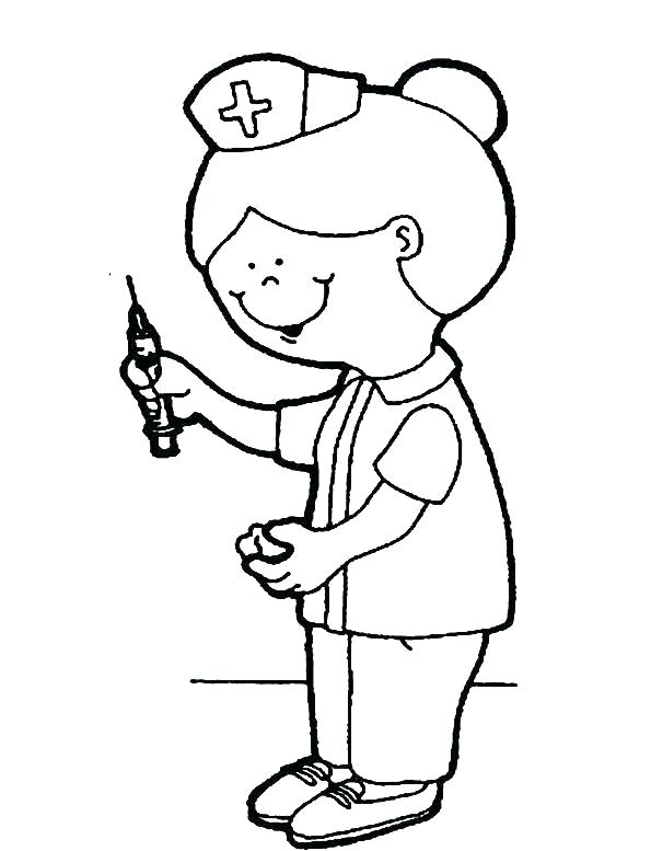 595x777 Nurse Coloring Page Nursing Coloring Pages Nurse Coloring Page