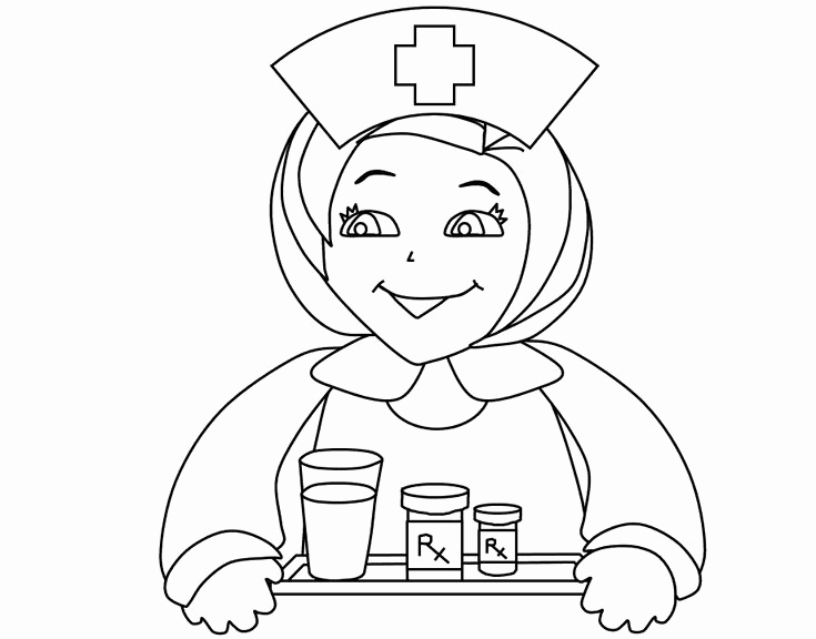 735x576 Nurse Coloring Pages Ohmygirl.us