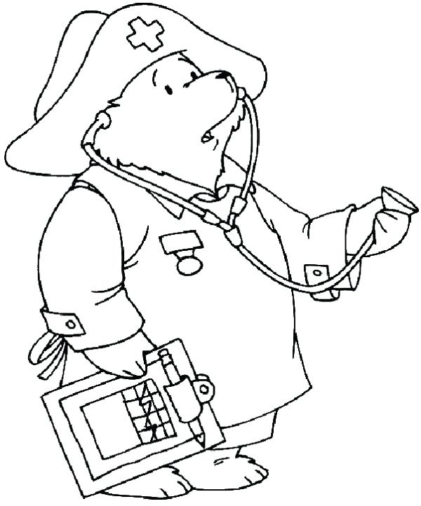 600x722 Nurse Coloring Pages A Nurse Gives Us Shots And Medicine Coloring