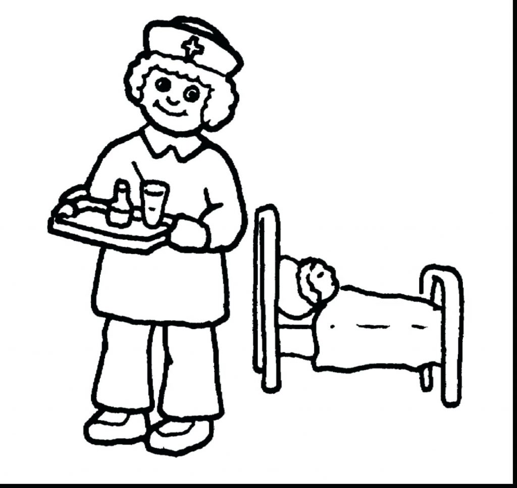 1024x968 Coloring Pages ~ Nurse Coloring Pages Brilliant Doctor And Nurses