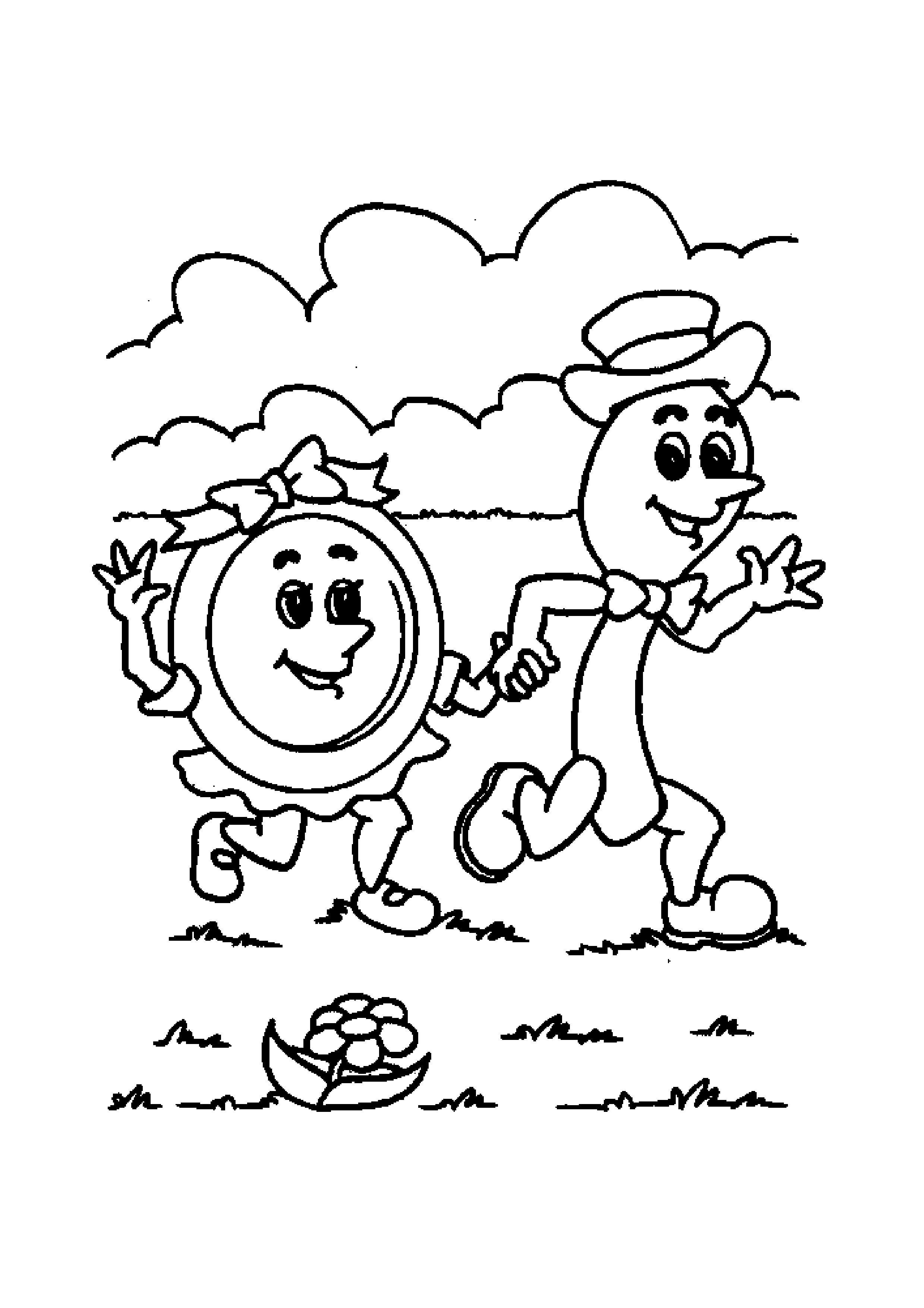 Nursery Rhyme Coloring Pages