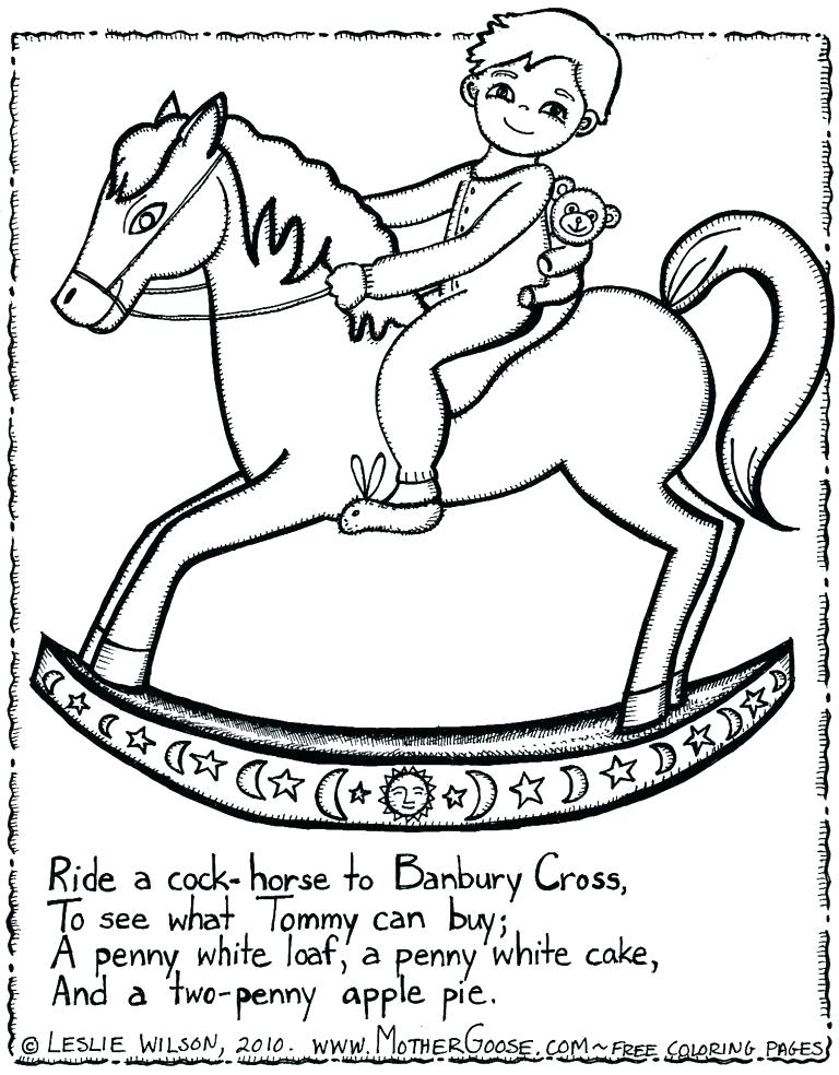 768x984 Nursery Rhyme Colouring Pages Free Nursery Rhyme Coloring Sheets