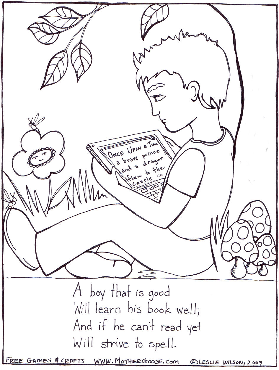 945x1250 Nursery Rhymes Coloring Pages Jack And Jill To Print Free