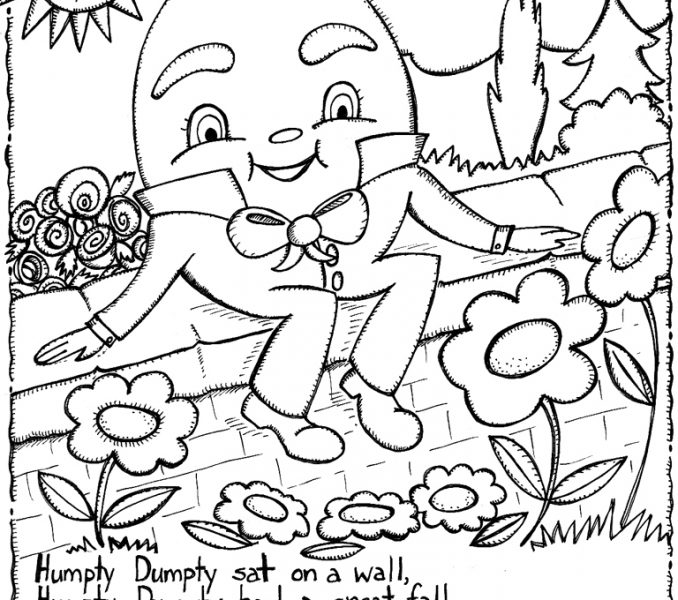 678x600 Nursery Rhymes Coloring Sheets Coloring Pages