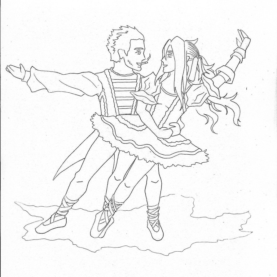 894x894 Ballerina Nutcracker Coloring Page 568217