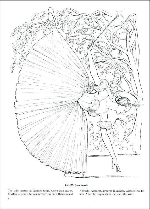 573x800 Ballet Coloring Book Favorite Ballets Coloring Book Details